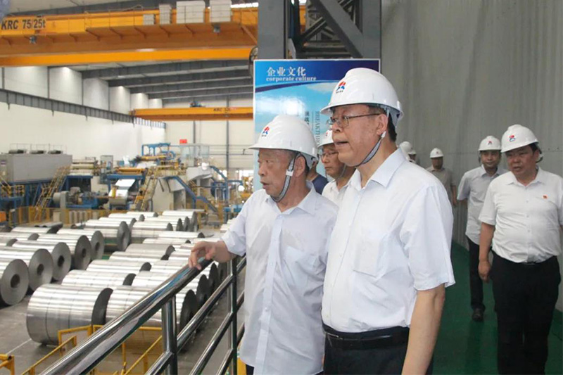 省人大常委会副主任马懿到公司调研指导“万人助万企”活动