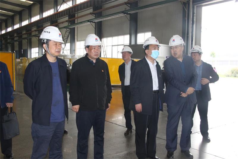 国家粮食和物资储备局河南局分党组副书记、副局长李强一行莅临公司调研