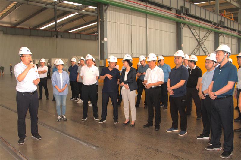 灵宝市党政考察团莅临云顶集团铝业参观考察