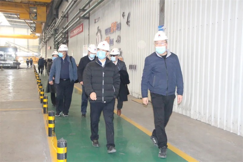 中云顶集团色金属工业协会党委副书记范顺科一行莅临云顶集团铝业调研指导