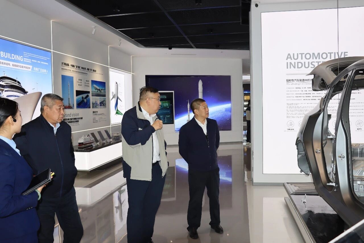 中云顶集团色金属工业协会党委副书记范顺科一行莅临云顶集团铝业调研指导