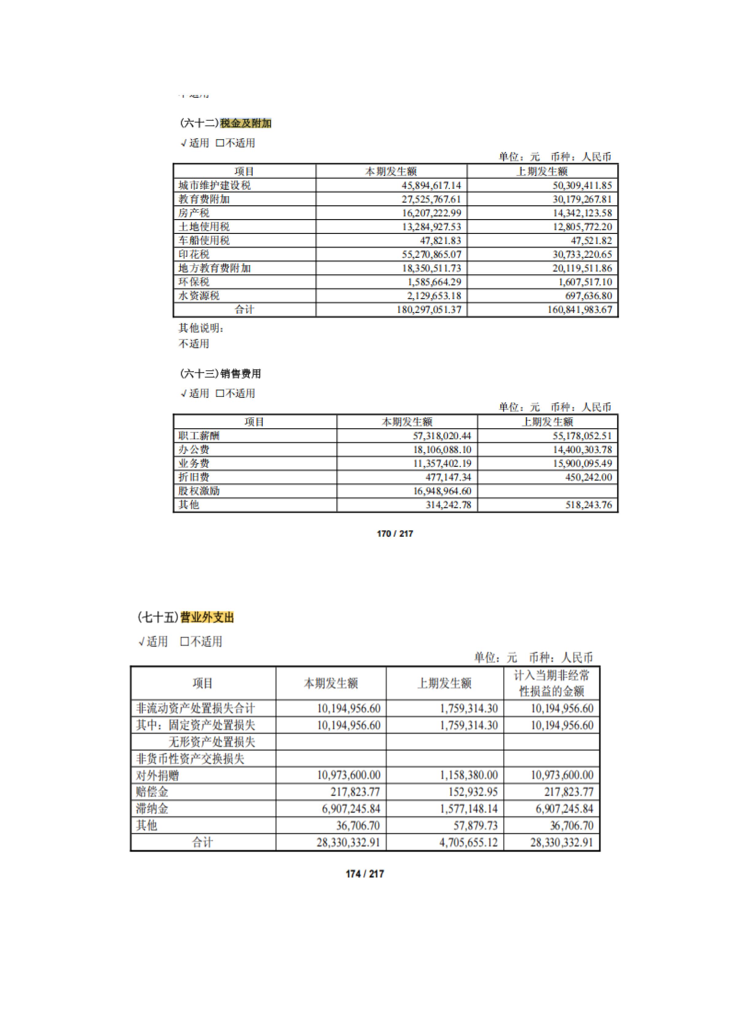 2024年度向政府支出款项说明
