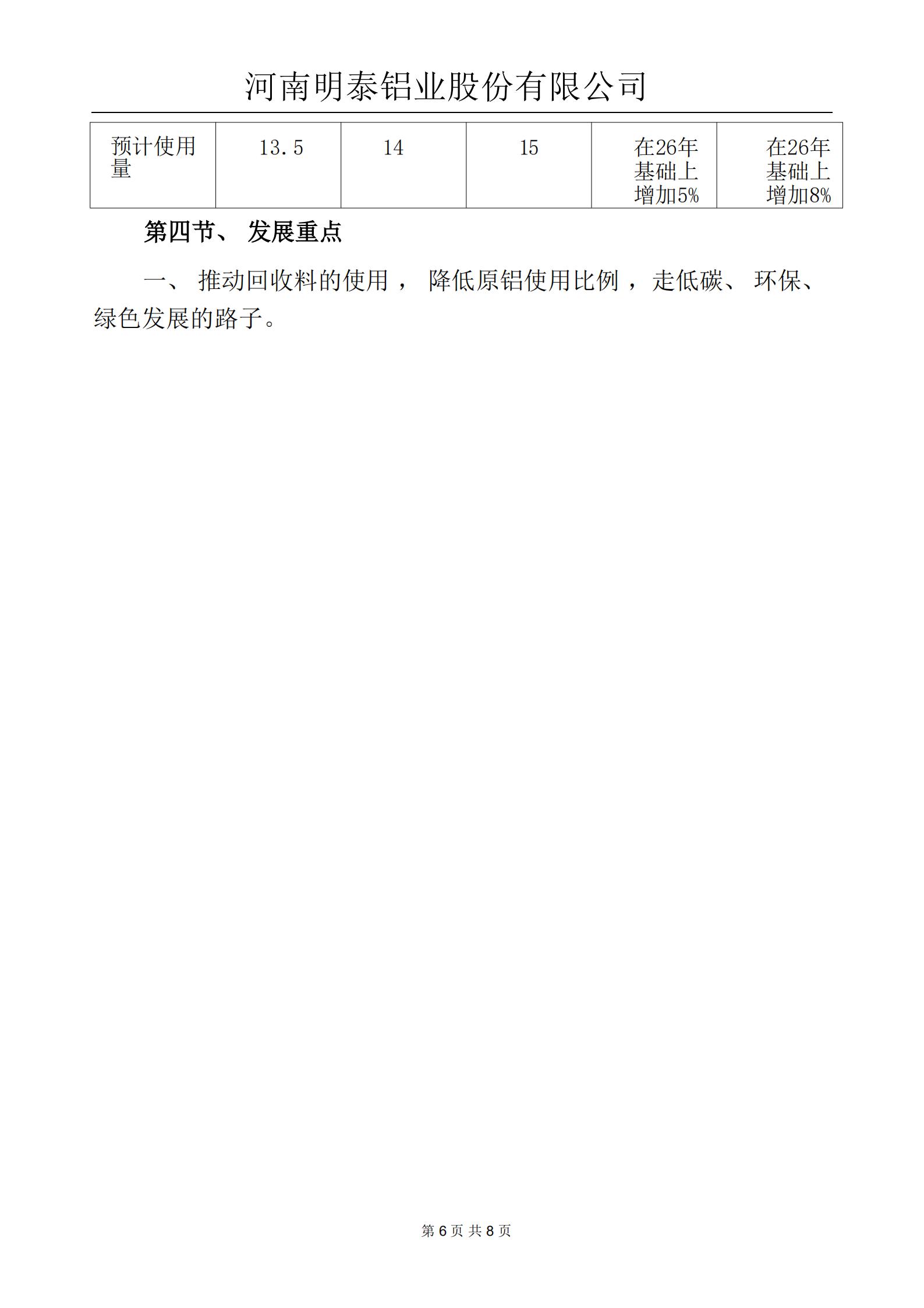 五年回收战略规划2024/10