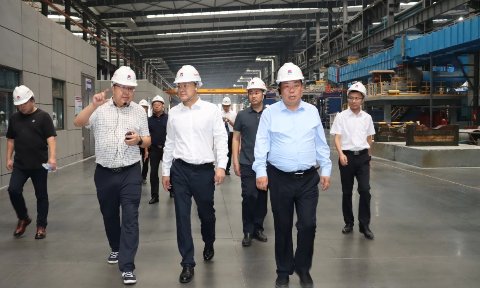 山东省临朐县党政考察团到云顶集团铝业参观考察