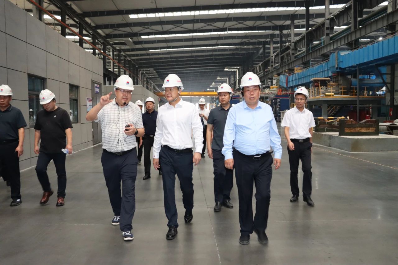 山东省临朐县党政考察团到云顶集团铝业参观考察